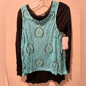 Small TANGO MANGO NWT/ Aqua peach top so cute- Anthonys Florida